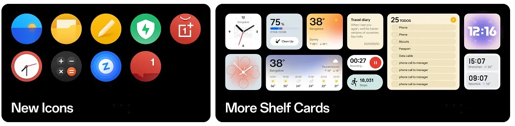 ارتقاهای طراحی در Oxygen OS 15