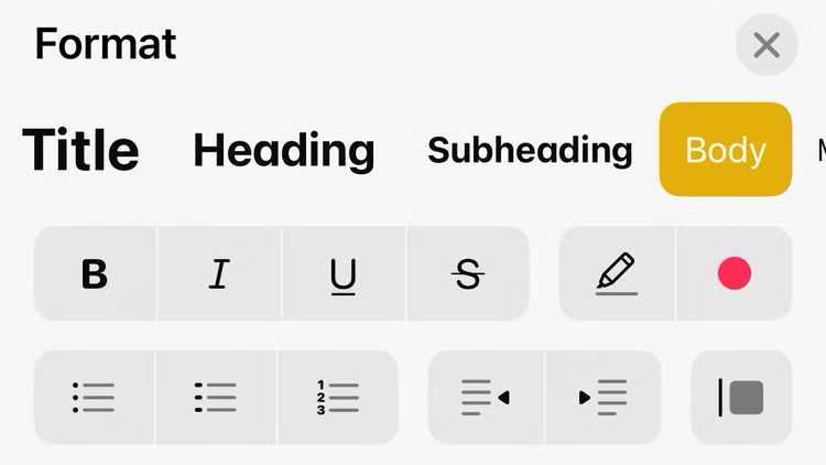 سرفصل‌های قابل جمع شدن