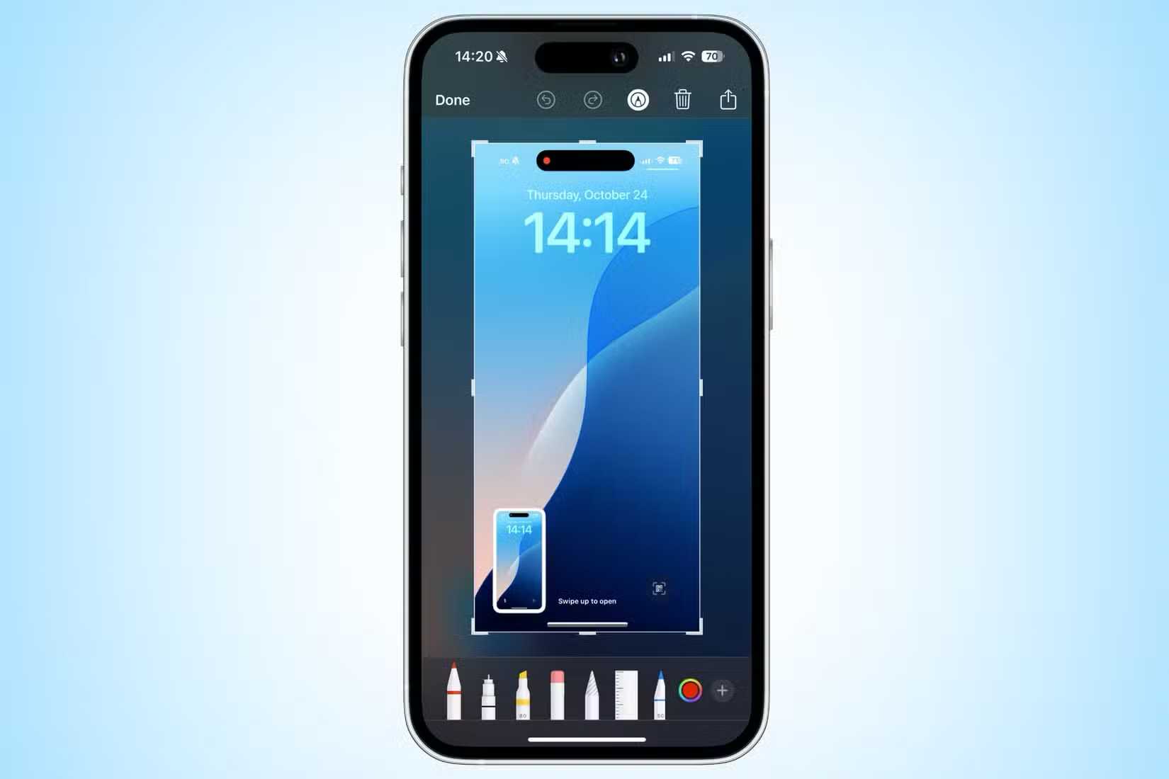 ویرایش اسکرین شات با ابزارهای نشانه‌گذاری