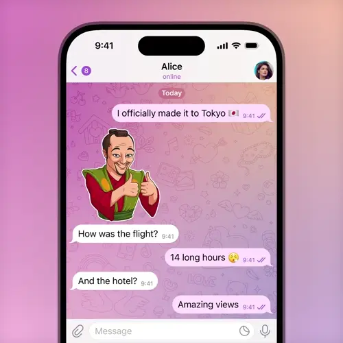 افزودن رسانه به پیام های ارسال شده از قبل