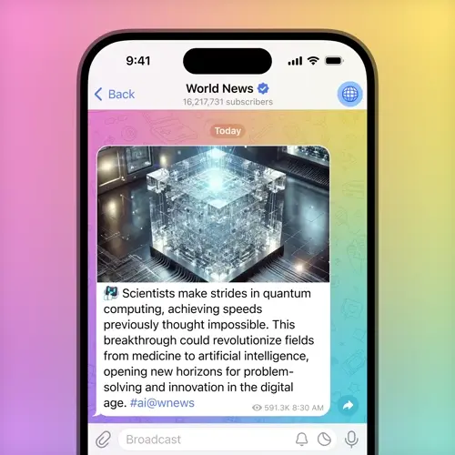 بارگذاری سریع‌تر و کیفیت بهتر ویدئوها در تلگرام