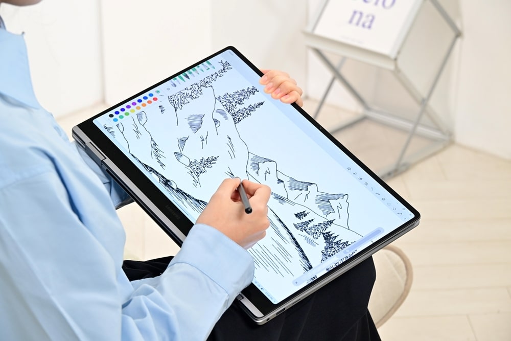 قلم S Pen در Galaxy Book5 Pro 360