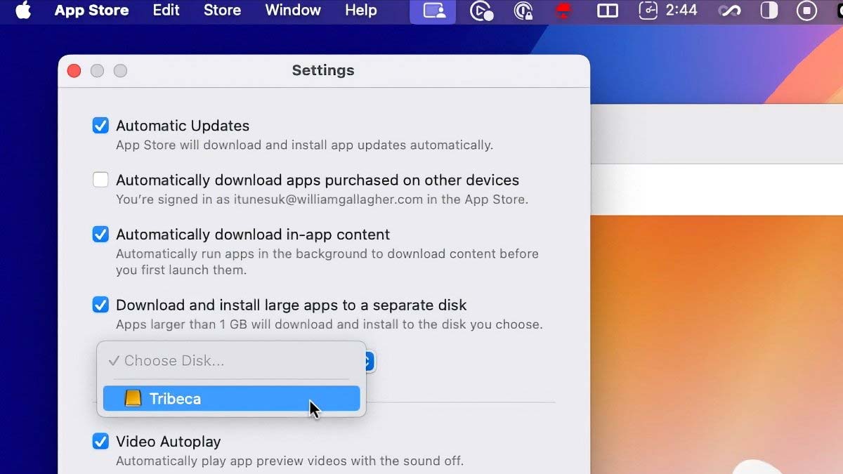 نصب اپلیکیشن‌های App Store روی هارد اکسترنال