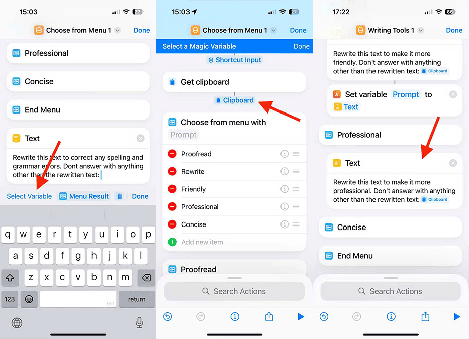 شبیه سازی هوش مصنوعی نوشتاری اپل در آیفون های قدمی مرحله دوم