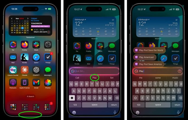 آموزش فعال کردن Type to Siri در ios 18.1