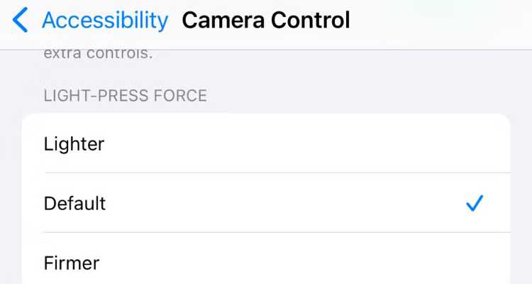پیش نمایش تصویر در دوربین آیفون ۱۶