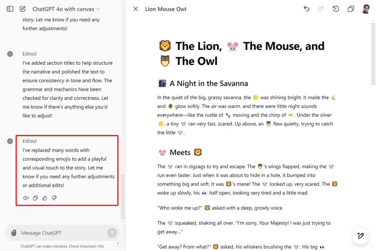 نحوه استفاده از Canvas در ChatGPT
