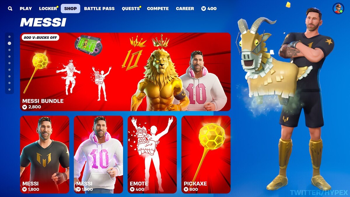 اسکین لیونل مسی