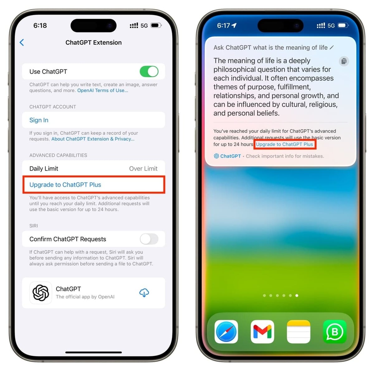 ارتقای حساب به چت جی پی تی پلاس (ChatGPT Plus)