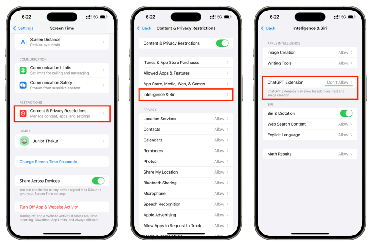 محدود کردن چت جی پیتی (ChatGPT) برای کودکان