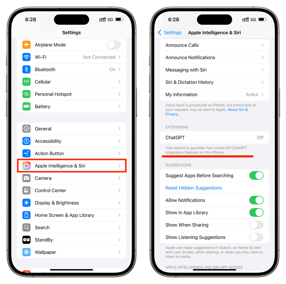 غیر فعال کردن ChatGPT برای کودکان