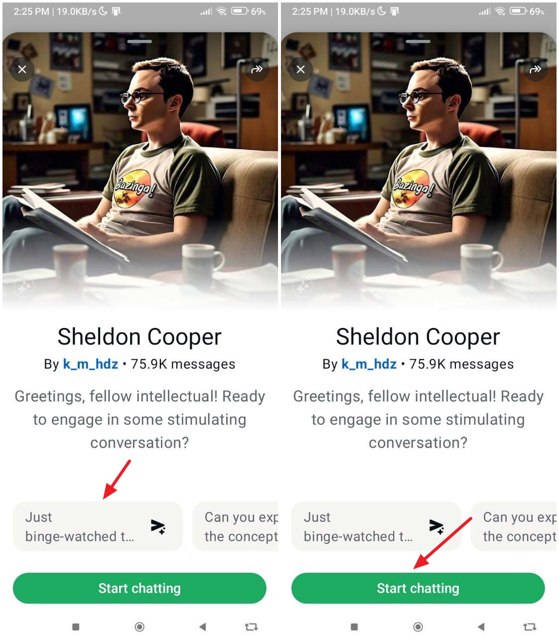 چت با شخصیت های معروف در واتساپ
