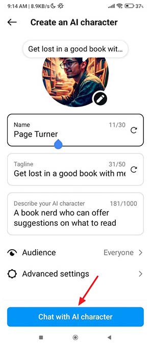 ساخت هوش مصنوعی ایستارگرام مرحله هشتم