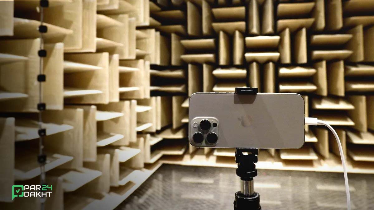 تست میکروفون آیفون ۱۶