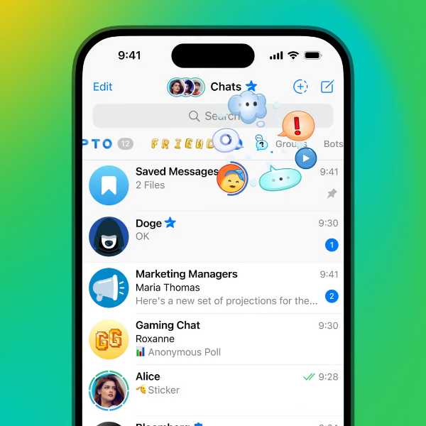 اموجی سفارشی در نام پوشه‌ها