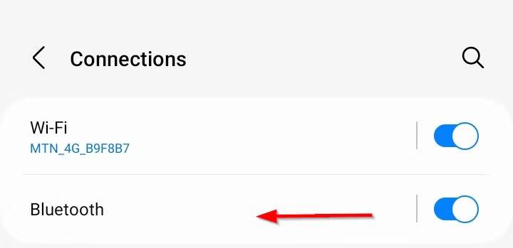 رفع مشکل بلوتوث اندروید مرحله دوم