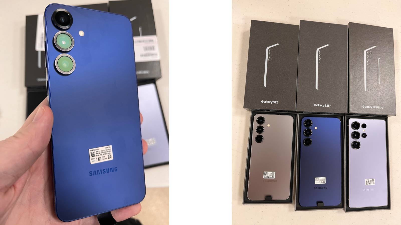 تصویر لو رفته از آنباکس گلکسی s25