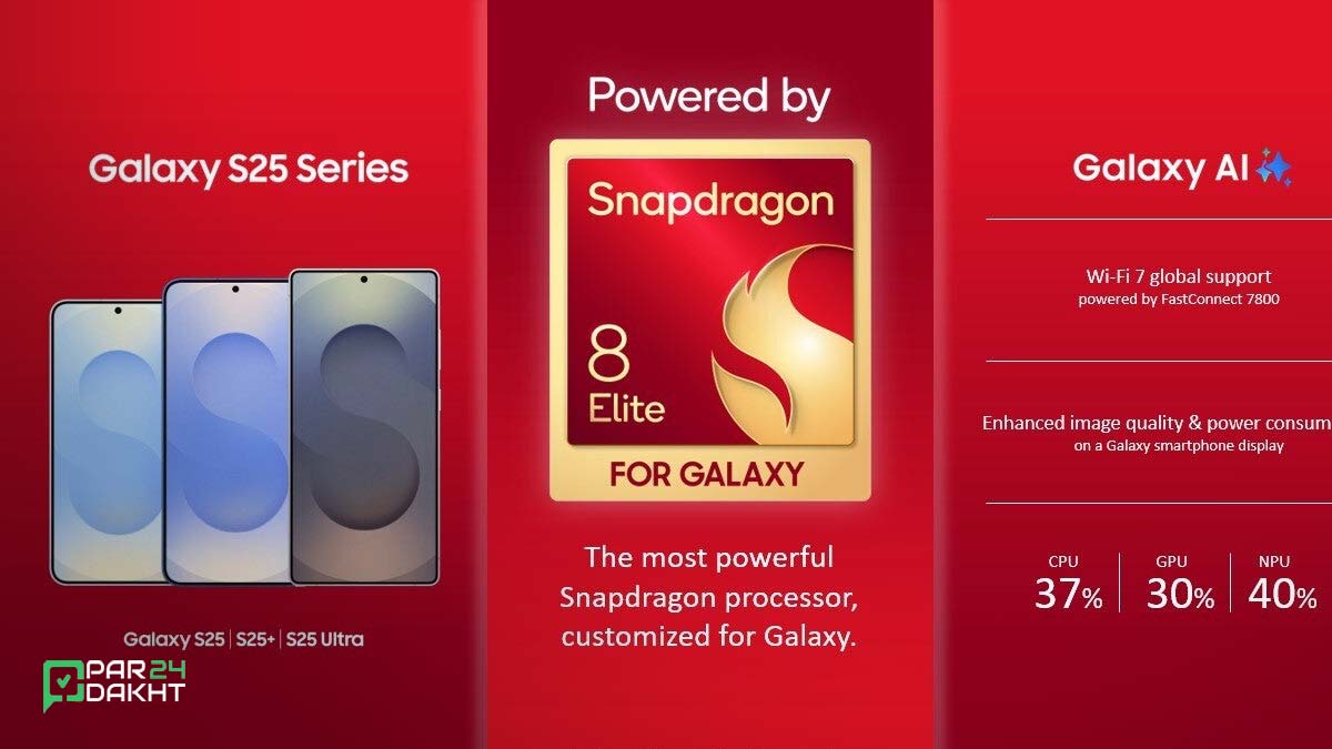 عملکرد و سخت‌افزار گلکسی S25 پلاس