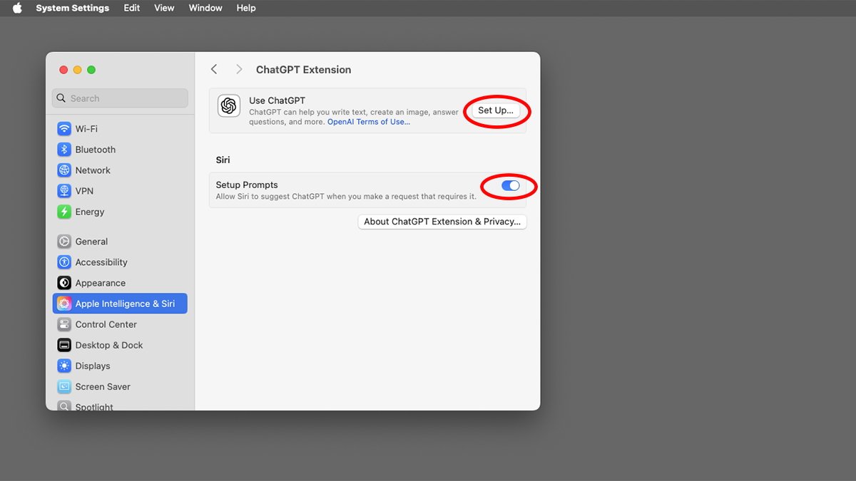 فعالسازی چت جی پی تی (ChatGPT) در مک او اس