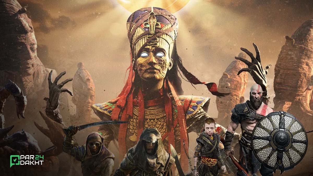 خدایان مصری در خدای جنگ God of War