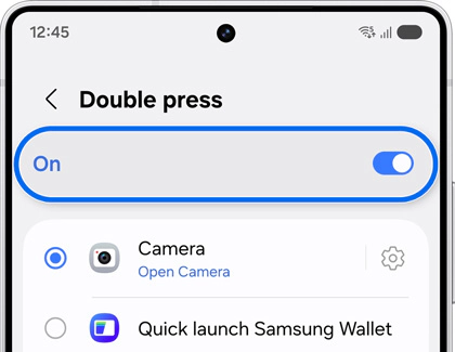 راه‌اندازی اپلیکیشن دوربین در گلکسی S25 با فشار دادن دکمه کناری