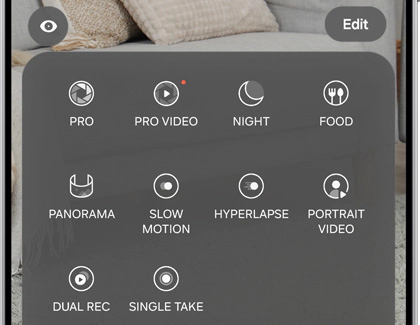 حالت های عکاسی گلکسی s25