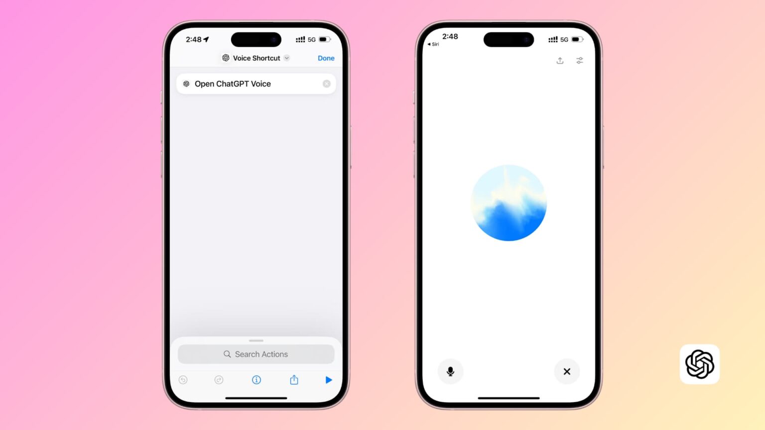 ایجاد شورتکات Siri برای ChatGPT