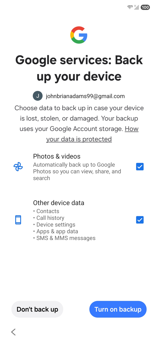 تنظیم اولیه گلکسی S25 و S25 اولترا؛ پشتیبانگیری