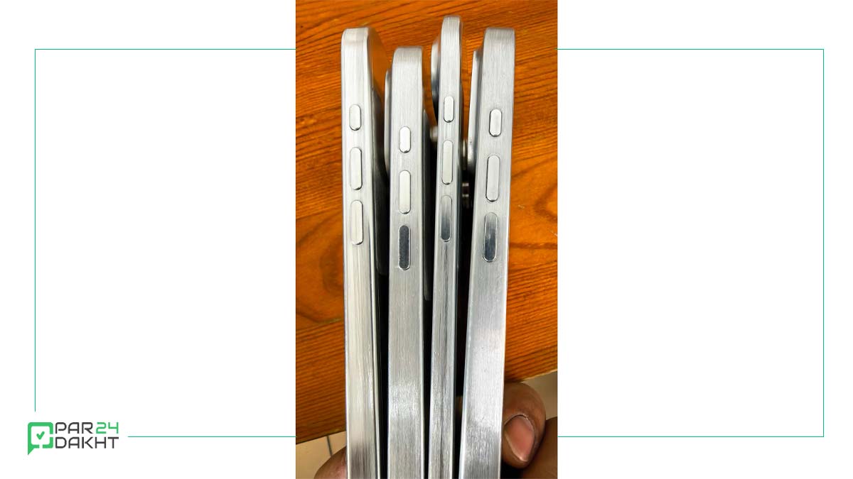 ضخامت آیفون 17