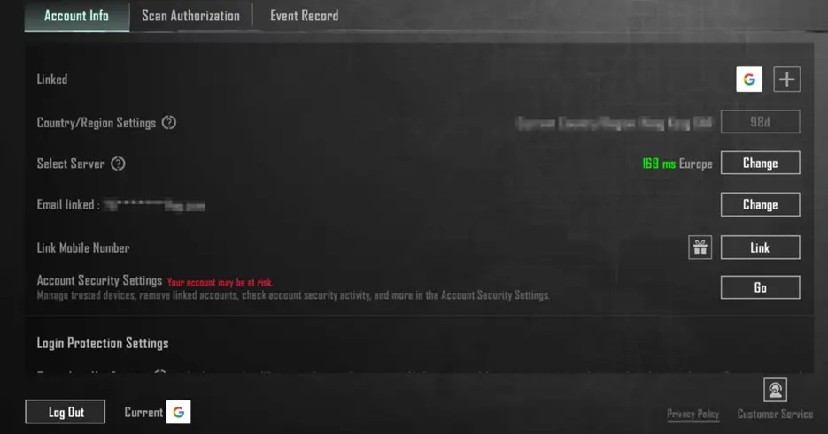 افزودن شماره موبایل به پابجی موبایل