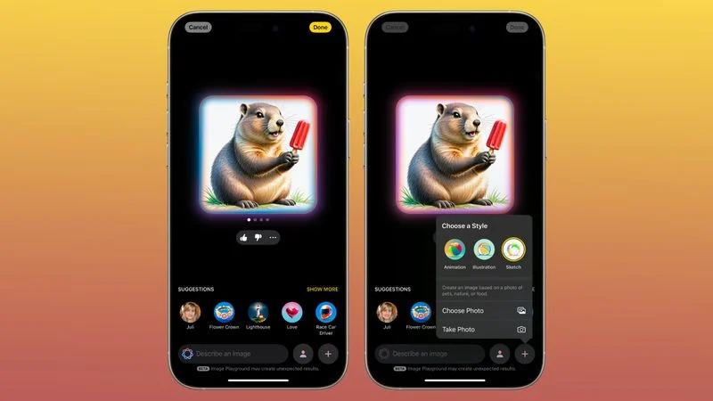 استایل جدید در Image Playground