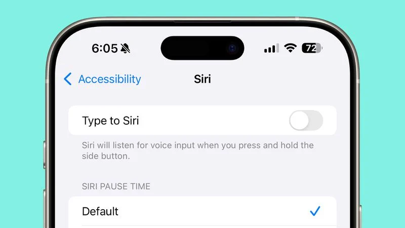 بهبود Type to Siri در ios 18.4