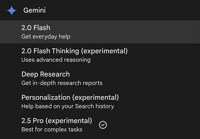 ویژگی‌های Gemini 2.5 Pro
