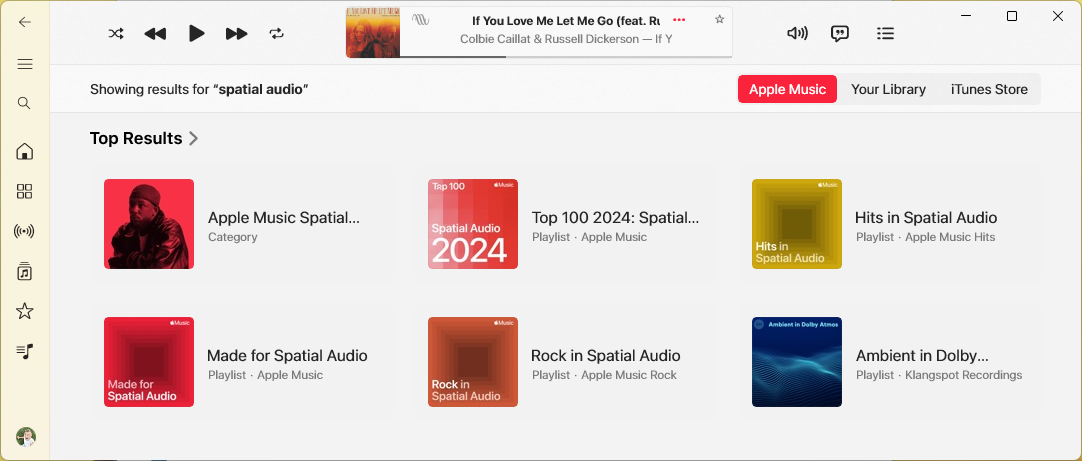 آلبوم های Dolby Atmos