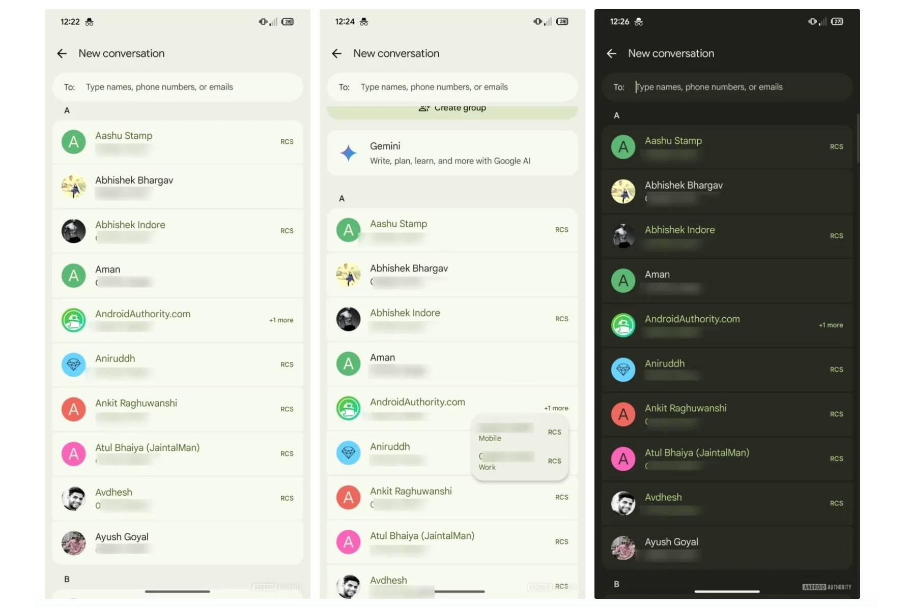 دو گروه شدن مخاطبان در گوگل مسیچ