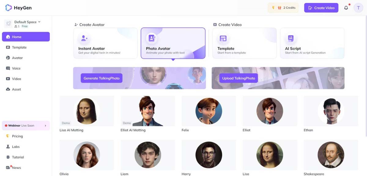 ساخت تصاویر متحرک (Talking Photo)