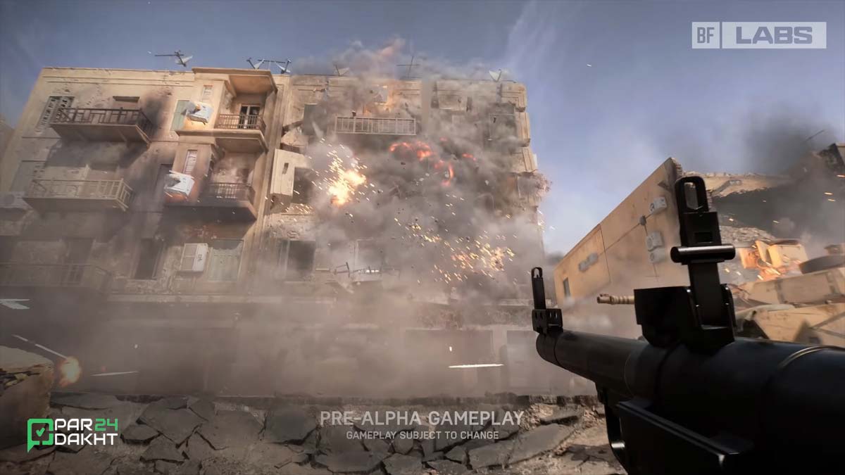 گیم پلی بازی battlefield 6