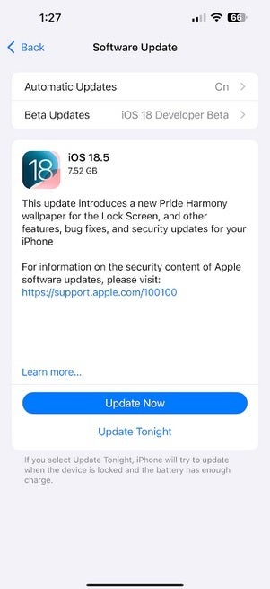 دانلود ios 18.5