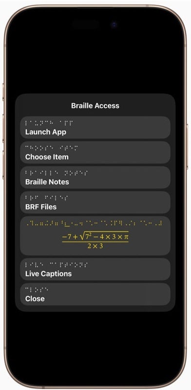 Braille Access؛ آیفون و مک به دستگاه بریل تبدیل می‌شوند