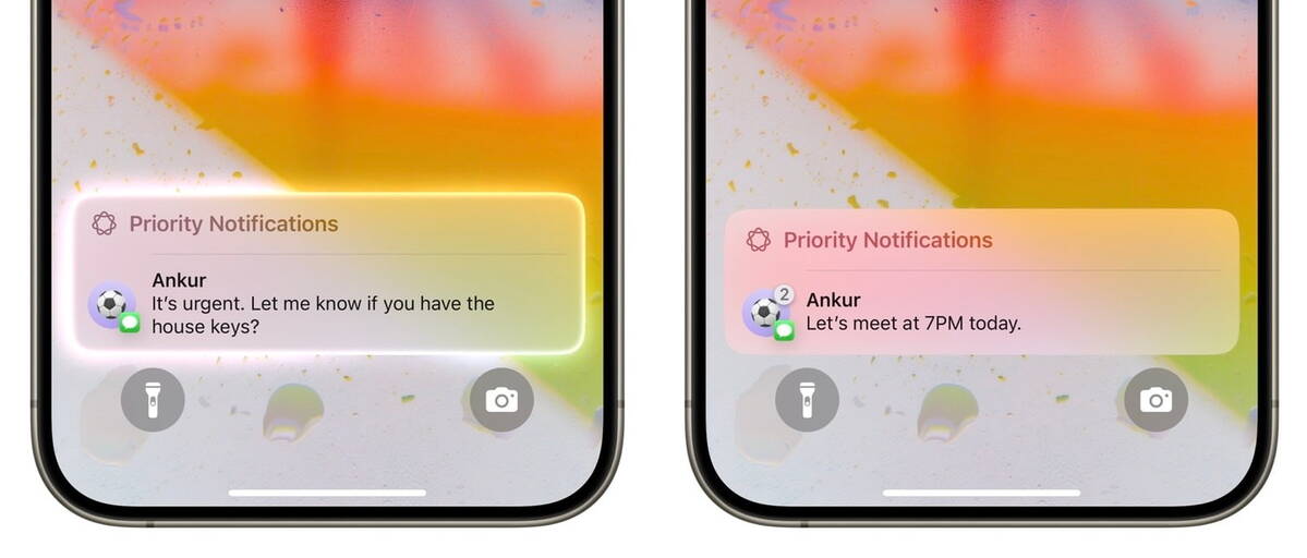 اعلان‌های اولویت‌دار برای پیام‌های مهم در آيفون