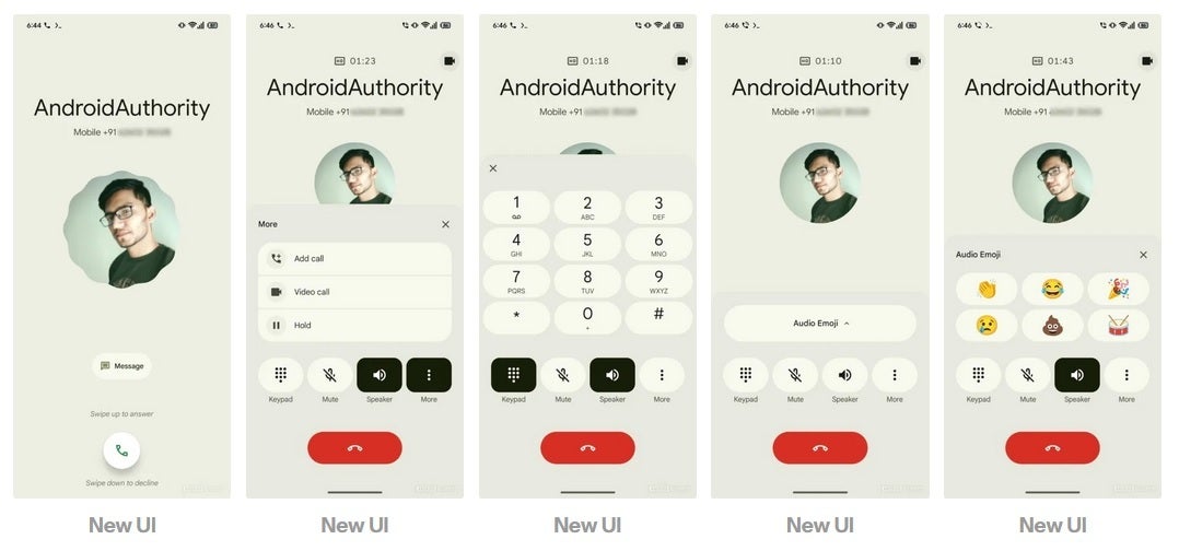 طراحی جدید اپ تماس گوگل برای اندروید