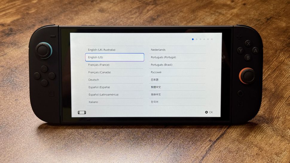 راه‌اندازی نینتندو سوییچ ۲ مرحله اول