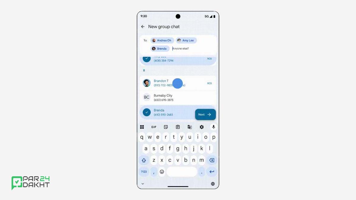 چت‌های گروهی با چهره‌ای تازه در Google Messages
