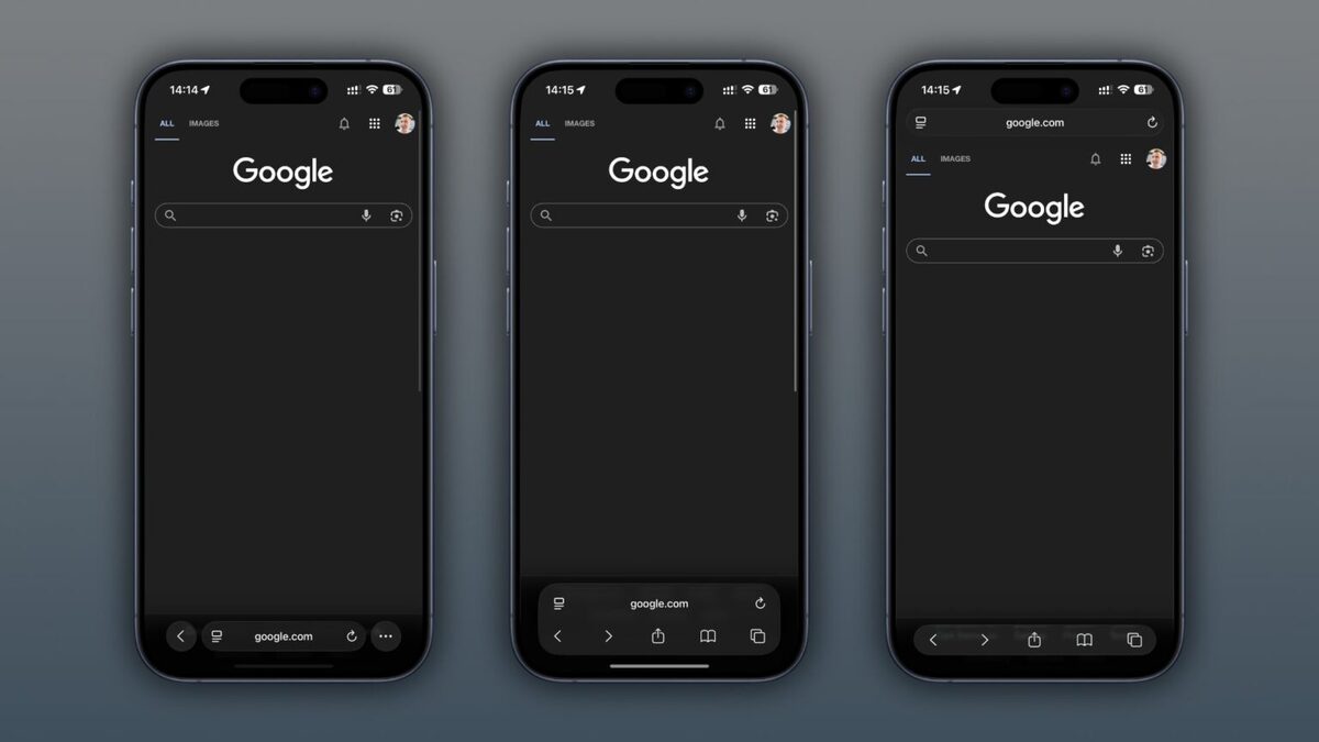 حالت دارک مود سافاری