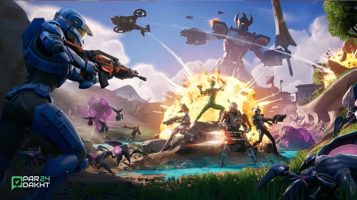 ورود پاور رنجرز به فصل جدید فورتنایت