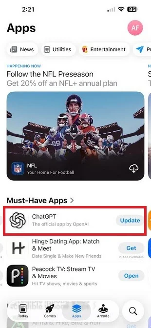 رتبه اپلیکیشن Grok در اپ استور