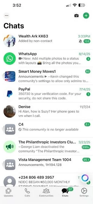 باگ خطرناک واتساپ