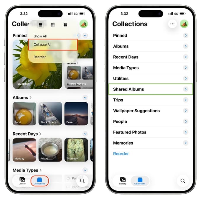 راهکارهای رفع مشکل نمایش آلبوم‌های اشتراکی
