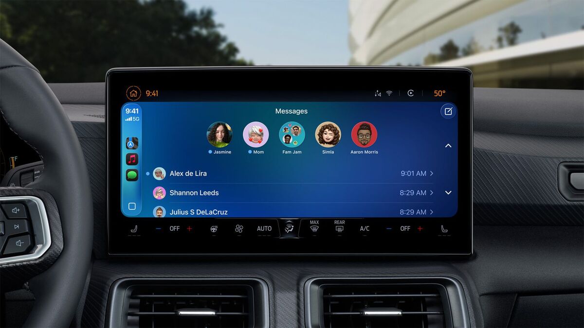 پین کردن پیام ها در CarPlay