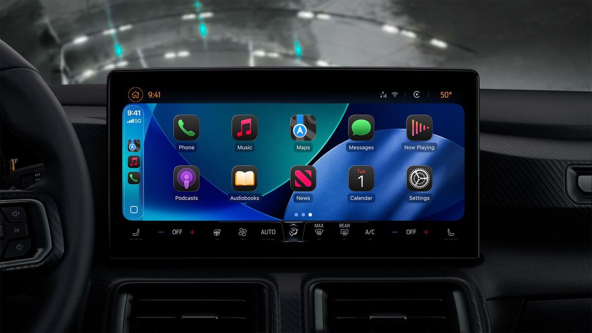 داشبورد CarPlay